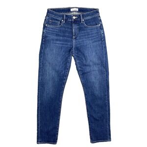 Loft Curvy Super Soft‎ Girlfriend Jeans Size 26/2 Mid Rise Medium Wash